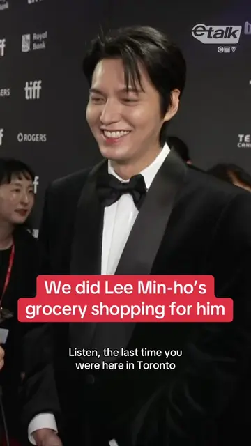 Not sponsored, just a fan 😅 Lee Min-ho has returned to Toronto for the TIFF pre
