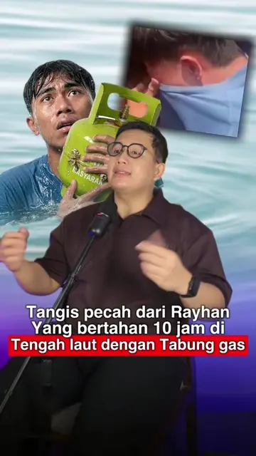 Tangis Pecah ABK Rayhan, Bertaham 10 Jam Di Tengah Laut Dengan Tabung Gas