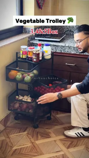 Vegetable Trolley for this festival organize all vegetables in this rack and sav