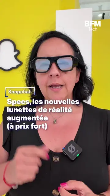 Snapchat sort ses lunettes en réalité augmentée 👓 Snapchat marche sur les plate