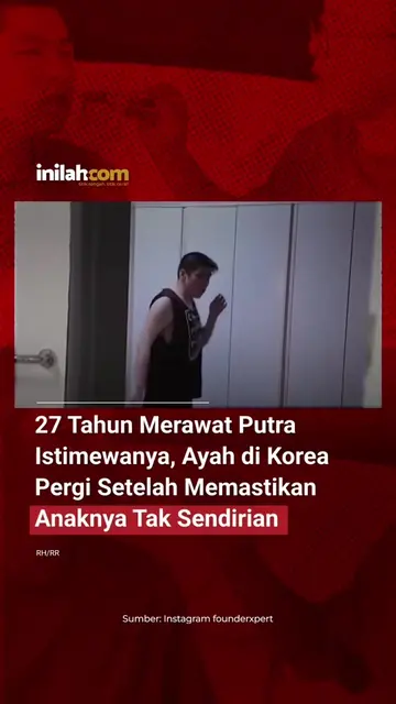 Selama 27 tahun, Jeon Gyeong-cheol merawat putranya, Je-won, yang mengidap autis