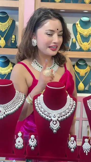Silver Necklace Sets Restocked For Dashain Festival ❤️#hiranyajewellers #silvern