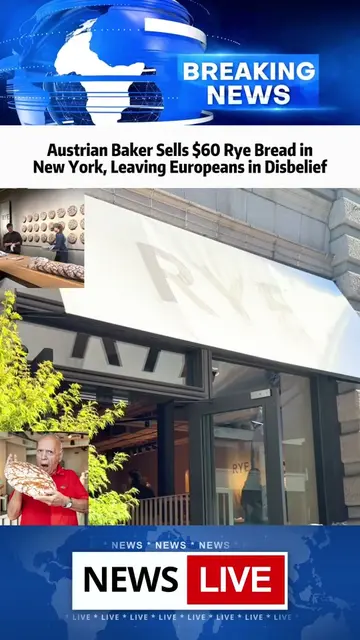 Austrian Baker Sells $60 Rye Bread in New York, Leaving Europeans in Disbelief#n