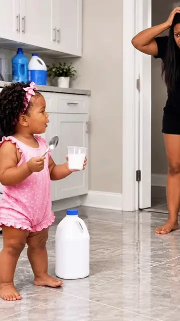 Eske Nou wè mizè yon timoun ap Fe manman li pase#aiproductivity #funnyvideo