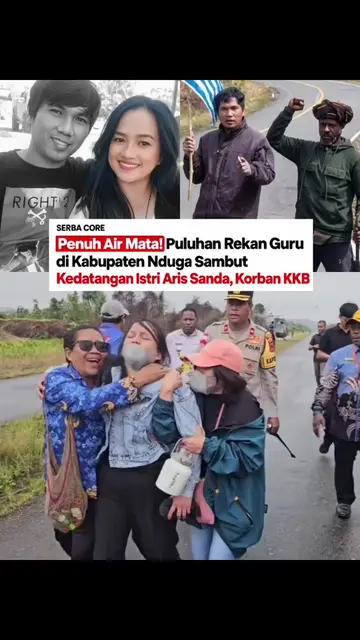TNI mengevakuasi Sinta Bilolo, istri Aris Sanda, sopir travel yang menjadi korb4