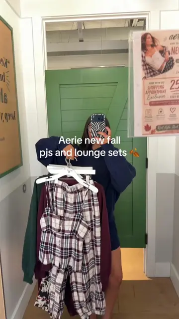 Fall is here!!! #aerie #aeriepajamas #matchingset #newclothes #falloutfits 