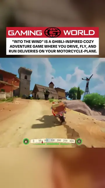 "Into the Wind" is a Ghibli-inspired cozy adventure game where you drive, fly, a