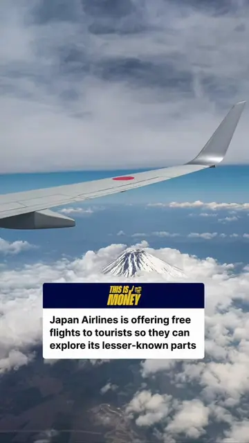 Japan Airlines is offering free domestic flights to tourists so they can explore