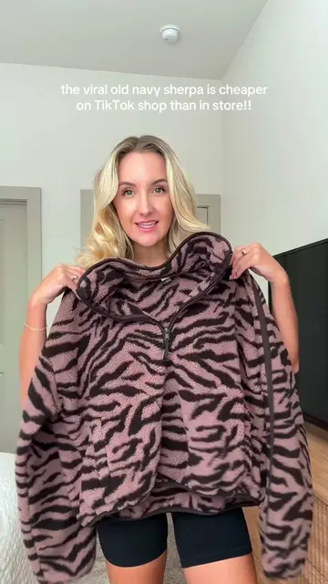 the viral Sherpa cheaper on TikTok shop?! yessss! 🤎 it’s so worth it it’s my ne