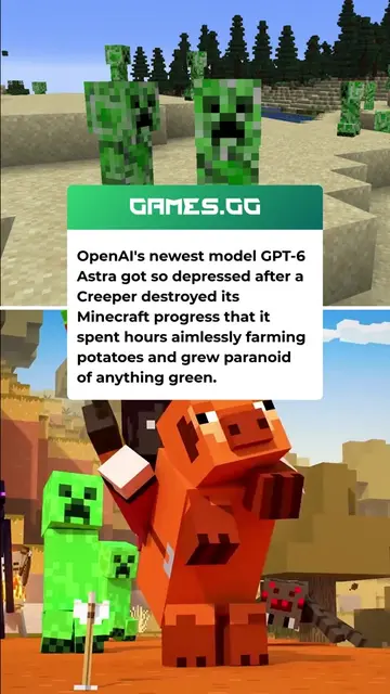 GPT-6 Astra was given free rein inside a Minecraft server as part of an OpenAI r