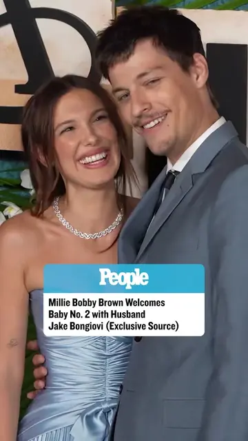 #MillieBobbyBrown and #JakeBongiovi have welcomed their second baby together, an