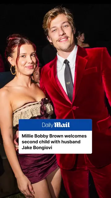 Millie Bobby Brown and her husband Jake Bongiovi have welcomed their second chil