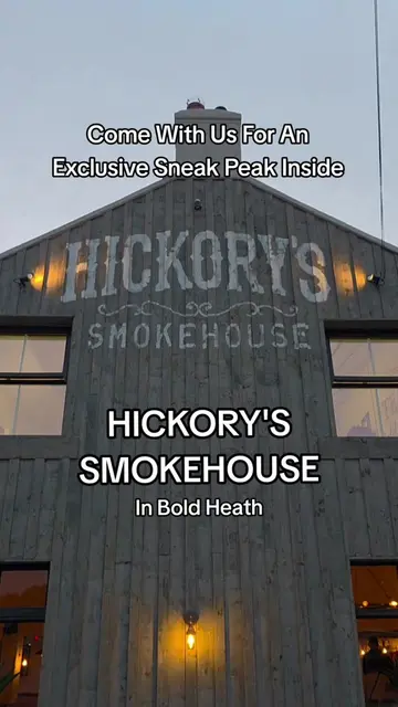 Come with us for an exclusive sneak peek inside the brand new Hickory’s Smokehou