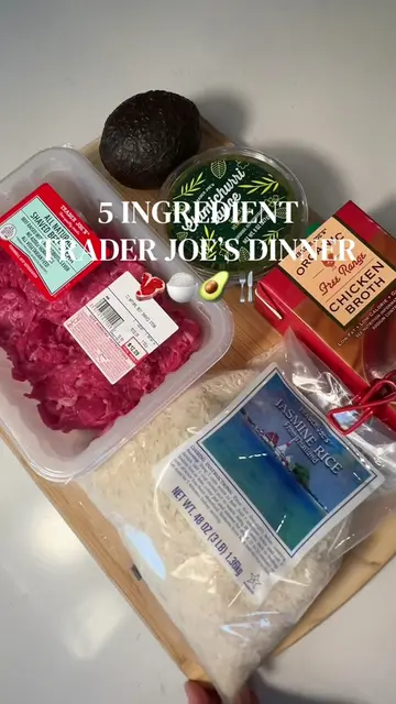 Part 3: Trader Joe’s 5 Ingredient Dinner 🥩🍚🥑 One Pan Beef & Chimichurri Bowls