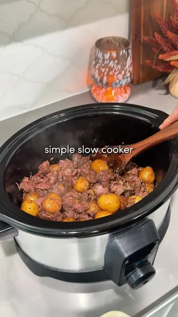 Crockpot Garlic Butter Steak & Potato Bites 🥩🥔 You can save this recipe on the