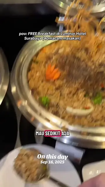 WAJIB AMBIL PAKET BREAKFAST kalo kalian nginap di Luminor Hotel Jemursari Suraba