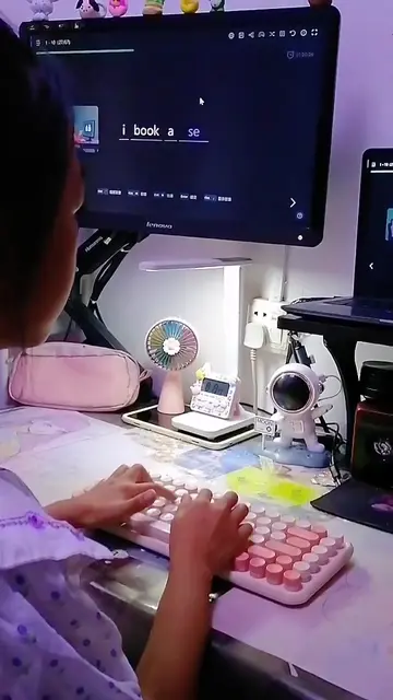 Can you finish the sentence before she does? The first words are already there. 