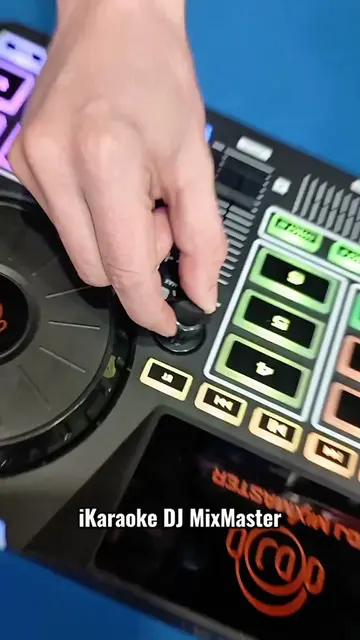 The iKaraoke DJ MixMaster lets aspiring DJs create, mix, and perform like a pro 