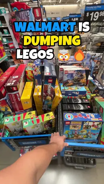 Walmart is dumping LEGOs for 90% off 😳 #walmart #lego #clearance #walmartfinds 
