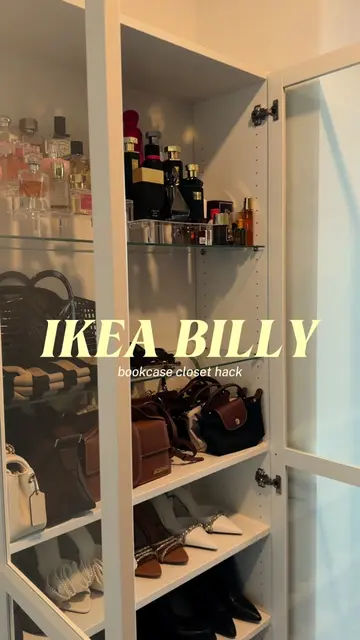 Affordable @IKEA closet hack using the Billy bookcase. Comment & let me know if 