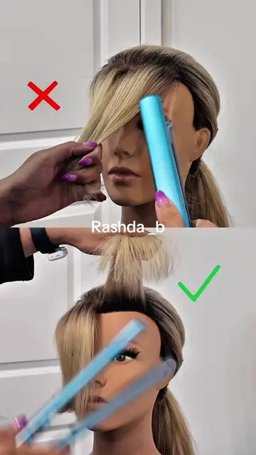 #HairTutorial #WrongVsRight #bangs #Hairstyling #hairstylist 
