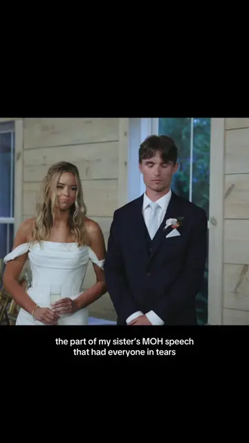 a glimpse into my sister’s MOH speech! her whole speech had me in tears 🥹🥹🥹  