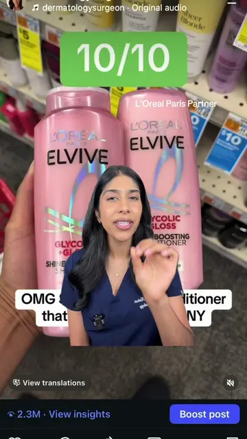 For the shiniest, glossiest hair at a drugstore price, try @loréal paris usa Elv