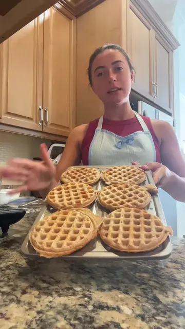 Who knew fresh milled flour would taste so good?? #waffles #cooking #baking #fre