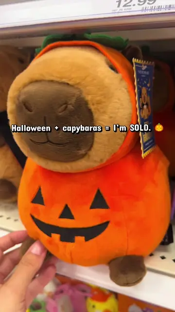 Capybara lovers, RUN! 🐹🎃👻 These FAO Schwarz Halloween capybara plushies @targ