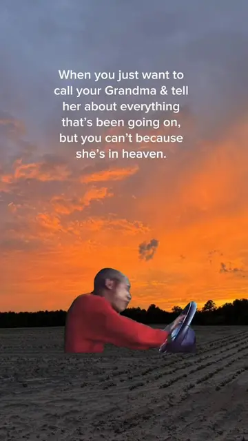 Man, if heaven had phones. #missingyou #grandma #myguardianangel #Meme #MemeCut 