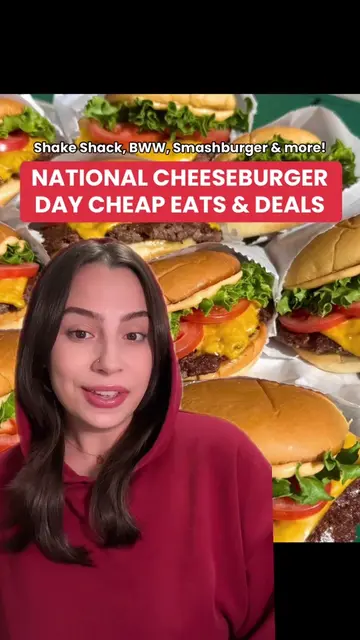 BEST freebies, cheap eats & deals for National Cheeseburger Day part 2! On Septe