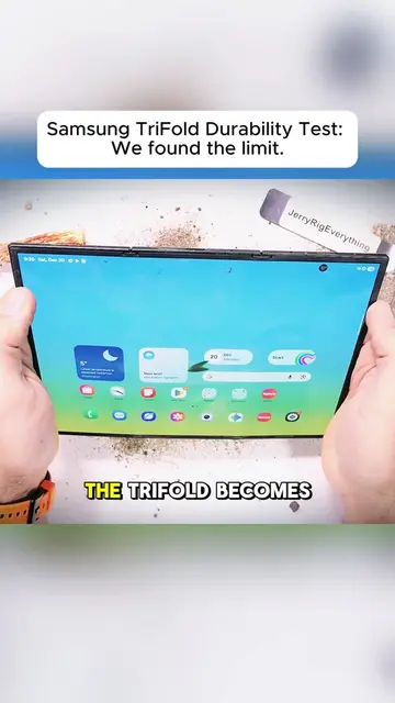 Samsung TriFold Durability Test We found the limit #Foryoupage #USA #durability 