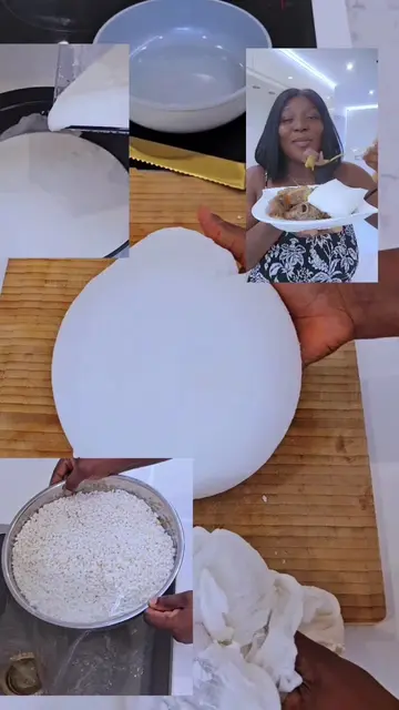 I made akamu to produce agidi for the first time in the UK, and the result was w