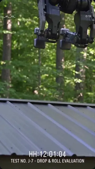 DROP & ROLL EVALUATION • More advanced robotic testing focused on autonomous fie