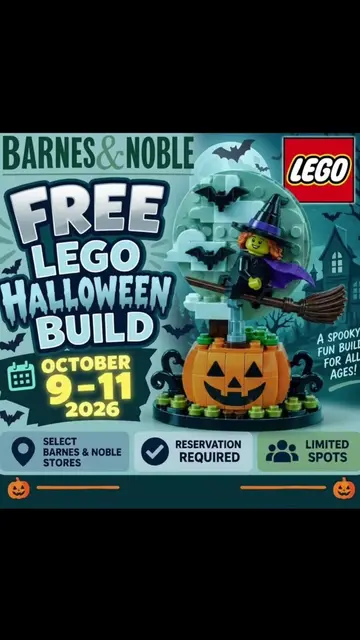 🎃 FREE LEGO HALLOWEEN EVENT! 🧙‍♀️✨ ​‼️ CALL YOUR STORE TODAY TO RESERVE A SPOT