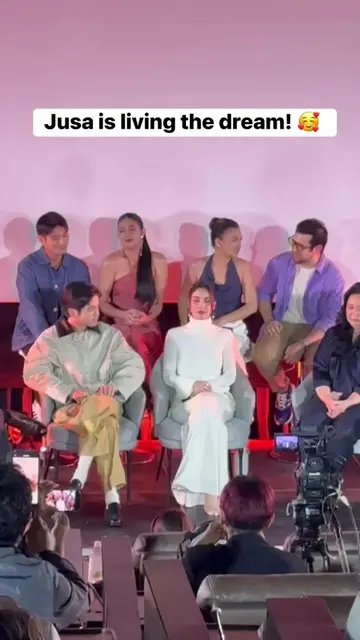 Everyone is seated for #JoyBarcoma’s big screen debut! 🤩 #AlwaysYoursNeverMine 