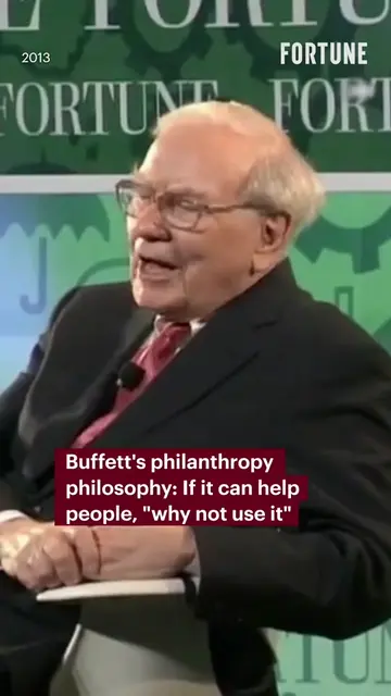 "I have never given away a penny that has affected my life in any way, shape, or