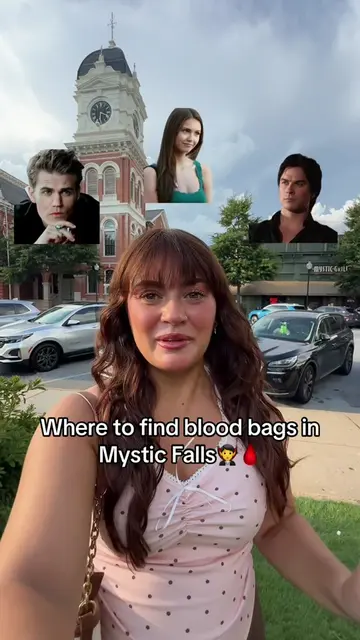 You can’t come to Mystic Falls without getting a blood bag of course! If you’re 