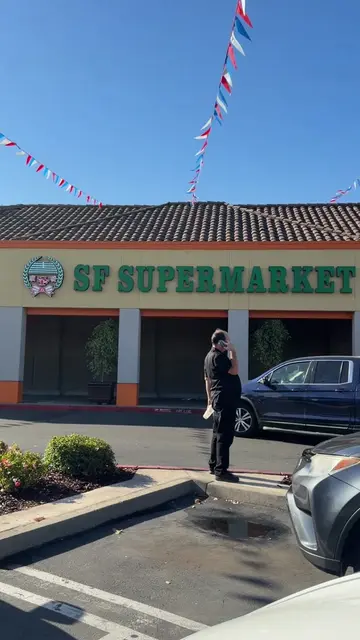 Grand Opening of SF Supermarket!! The line was no joke so I came and left. I did