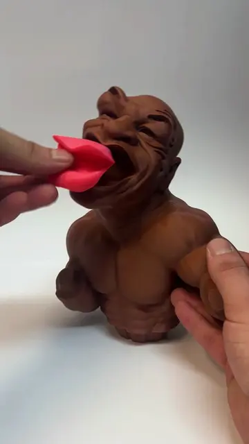 Figure di Mike Tyson 🥊  Stile caricature  Riprende tutti i dettagli del viso  S