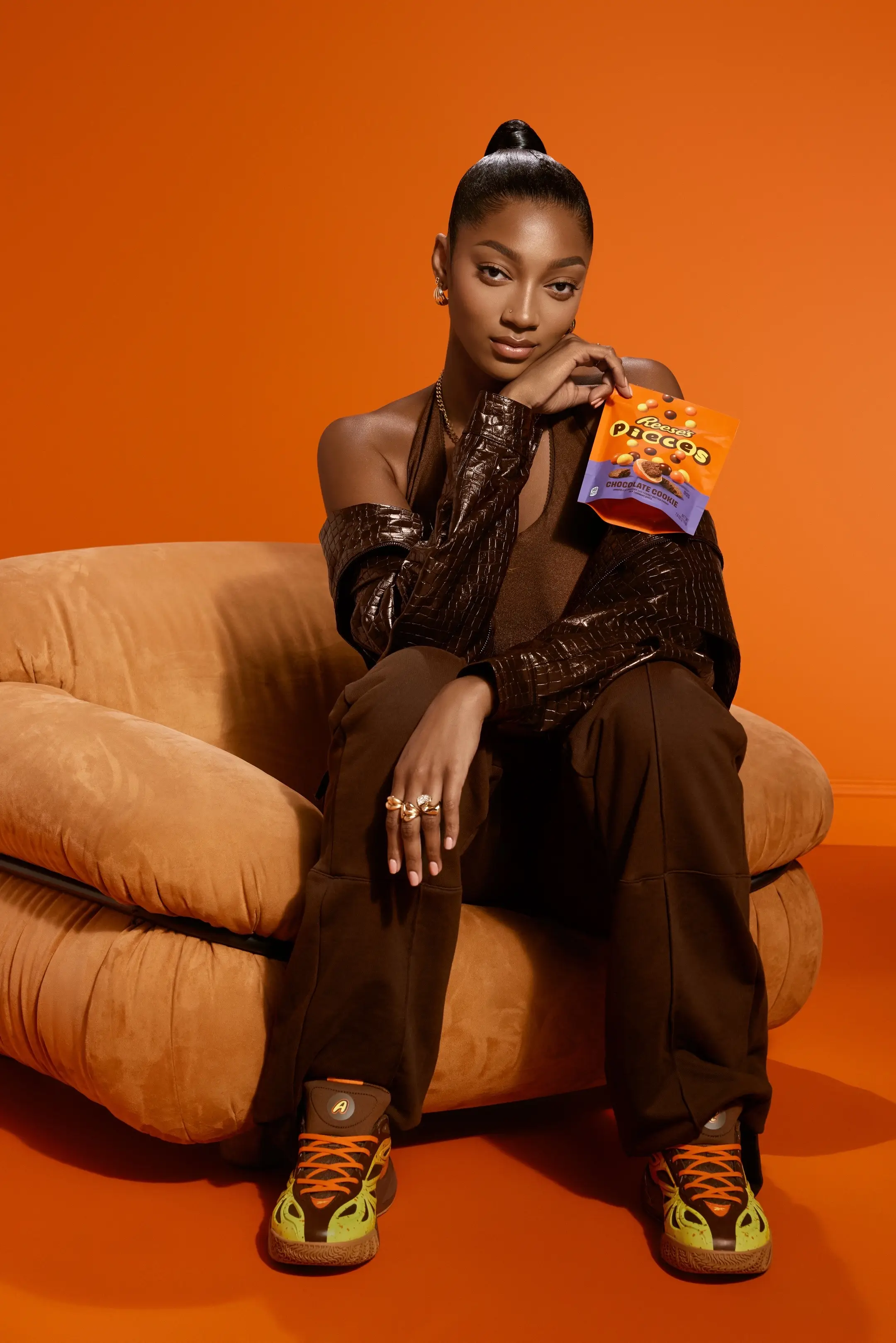 New PIECES. New kicks. Same iconic combo. The new REESE’S PIECES with Chocolate 