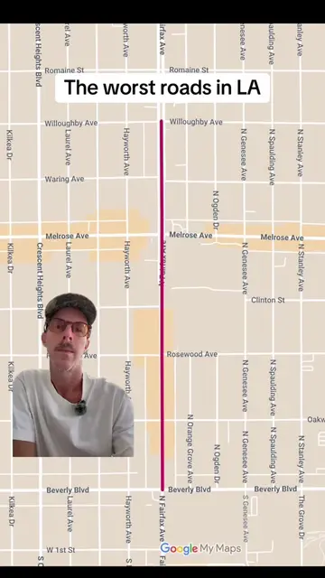 The worst roads in LA according to my comments. What other roads in LA need comp