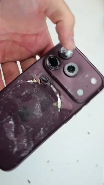 iphone 18 pro max durability test #iphone #apple #iphone18promax  #smartphone #d