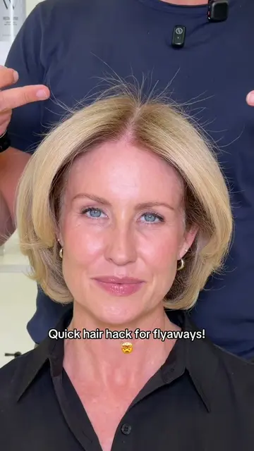 Flyaway hair hack ✨  Smooth those pesky flyaways in seconds with Pop & Lock for 