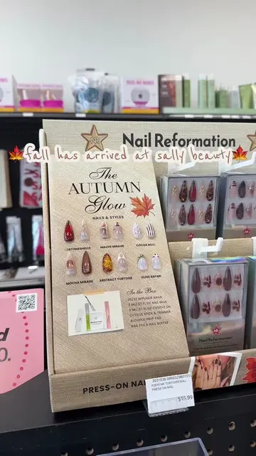 fall nails are here!!!! 🍁🪾🍂🐿️ #fallnails #falltok #sallybeauty #fallaestheti
