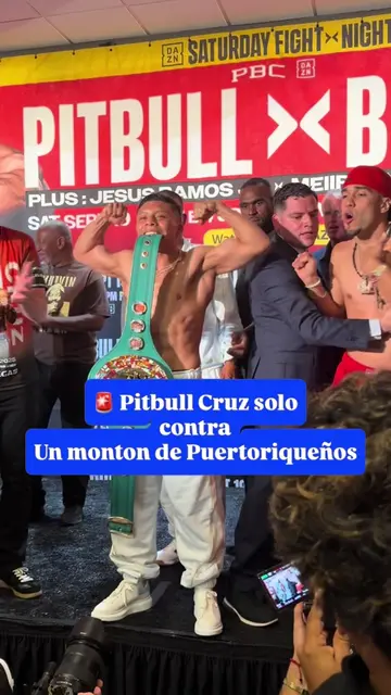 Hoy fue la conferencia de prensa de Pitbull Cruz y Néstor Bravo, y el equipo de 