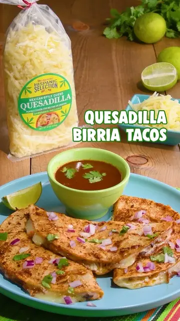 Crispy tortillas meet gooey BelGioioso Quesadilla Cheese in these seriously sati