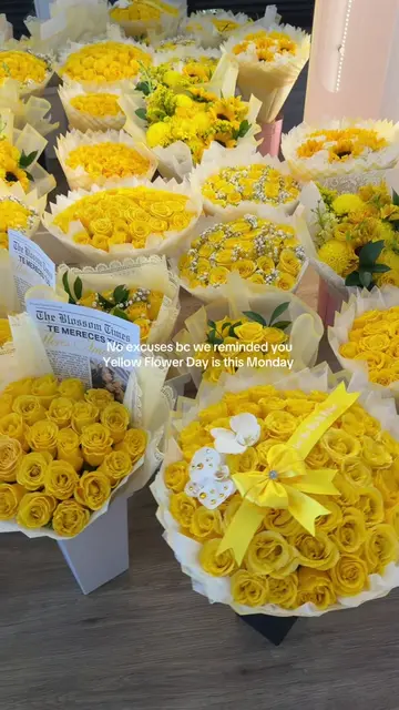 Te recordamos que este lunes es el Día de las flores amarillas 😎🌼🌻💛 No excus