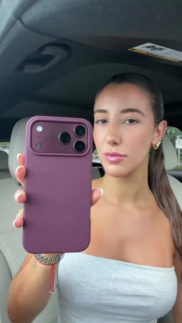 @apple color of the season 💜 Case is linked in my amazon storefront #fyp #newip