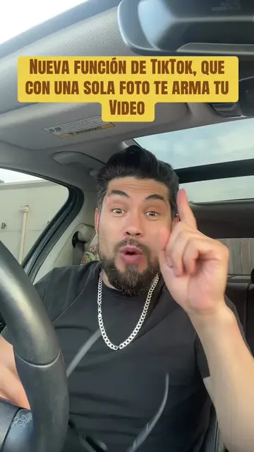 Nueva función de TikTok, que con una sola foto te arma tu Video  #smallcreators 